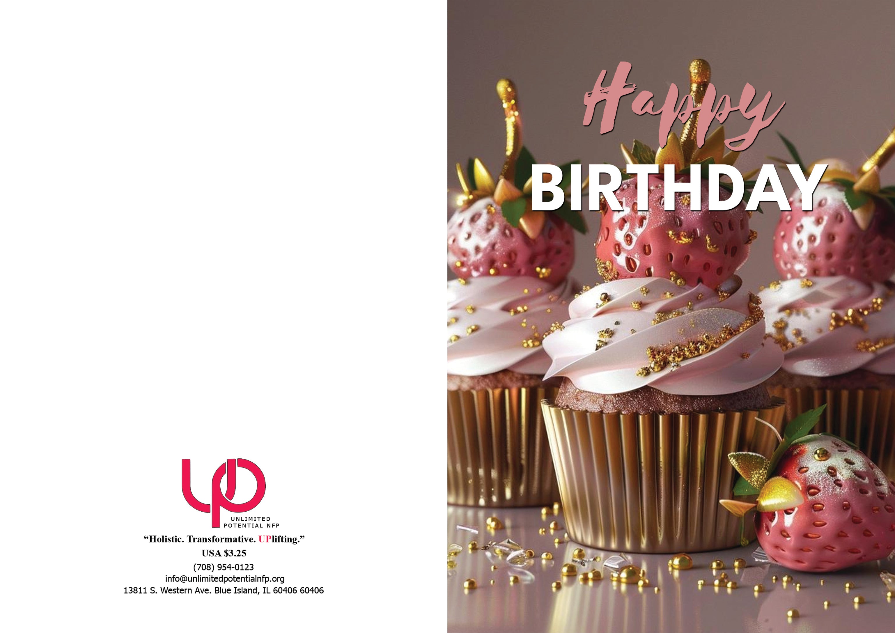 Happy Birthday Cupcakes – Sweet Celebration Card - The Soulful Artists
