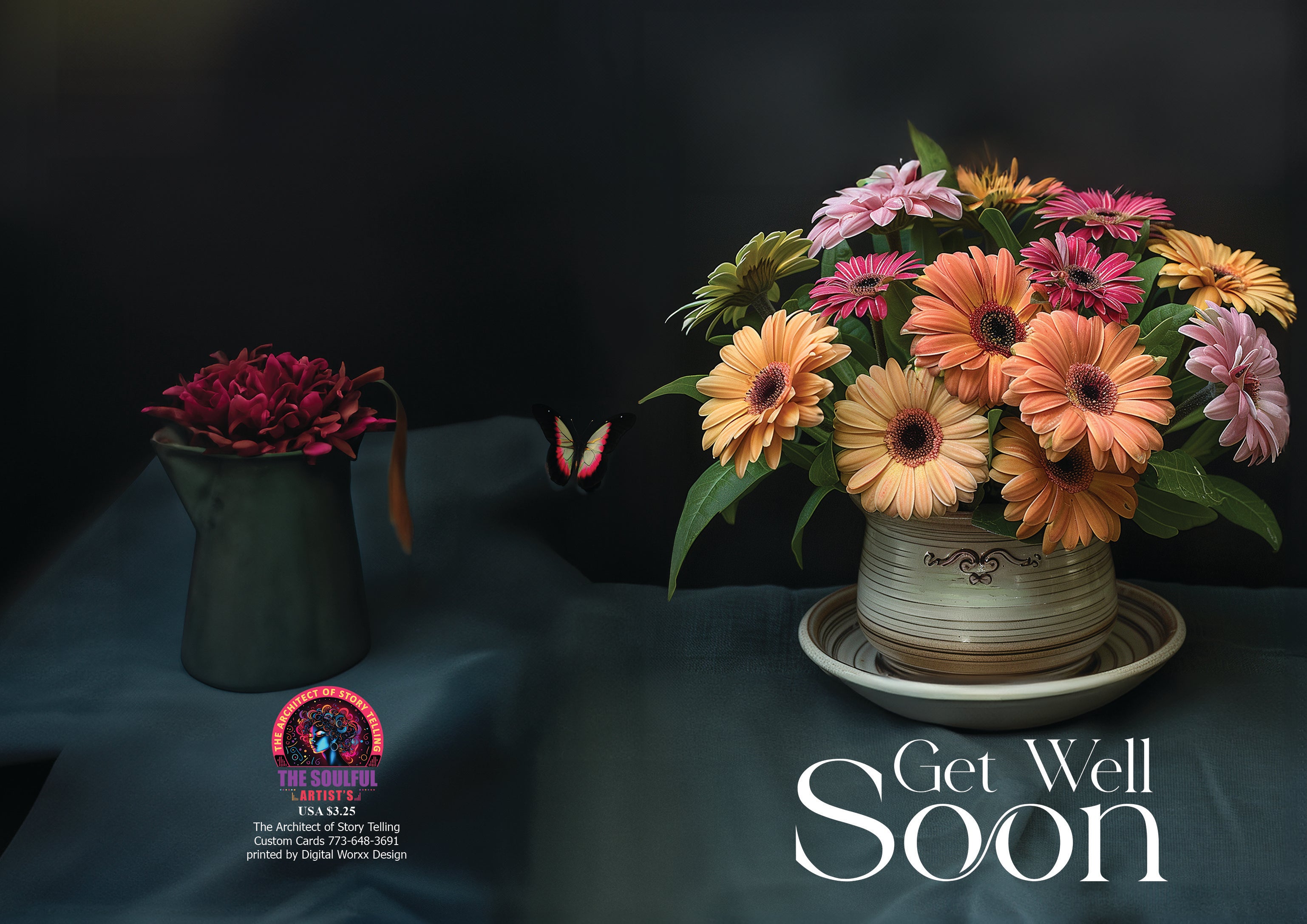 Get Well Soon – Heartfelt Healing Greeting Card - The Soulful Artists