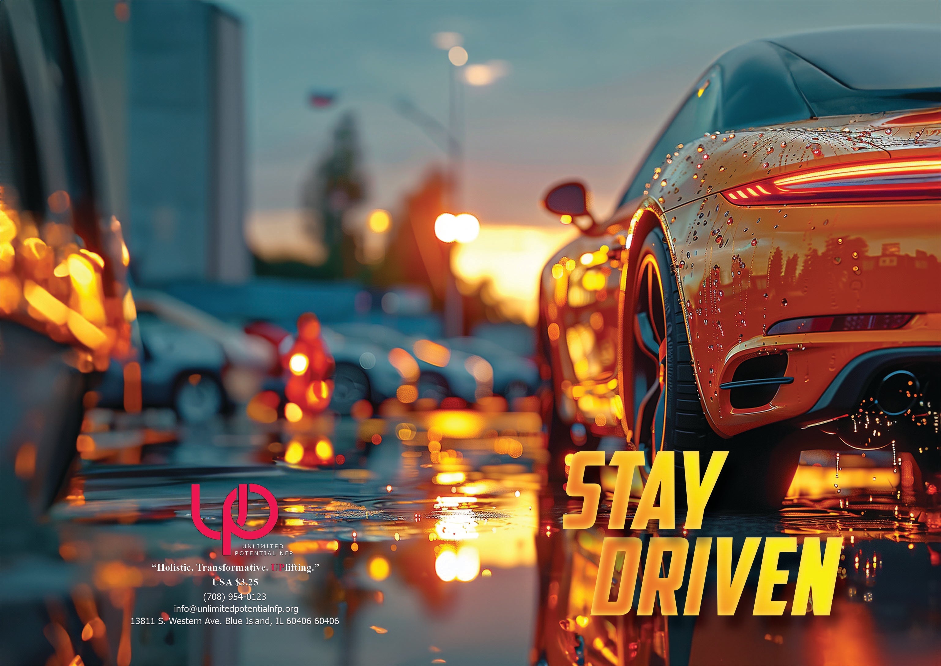 Stay Driven – Motivational Car Greeting Card - The Soulful Artists