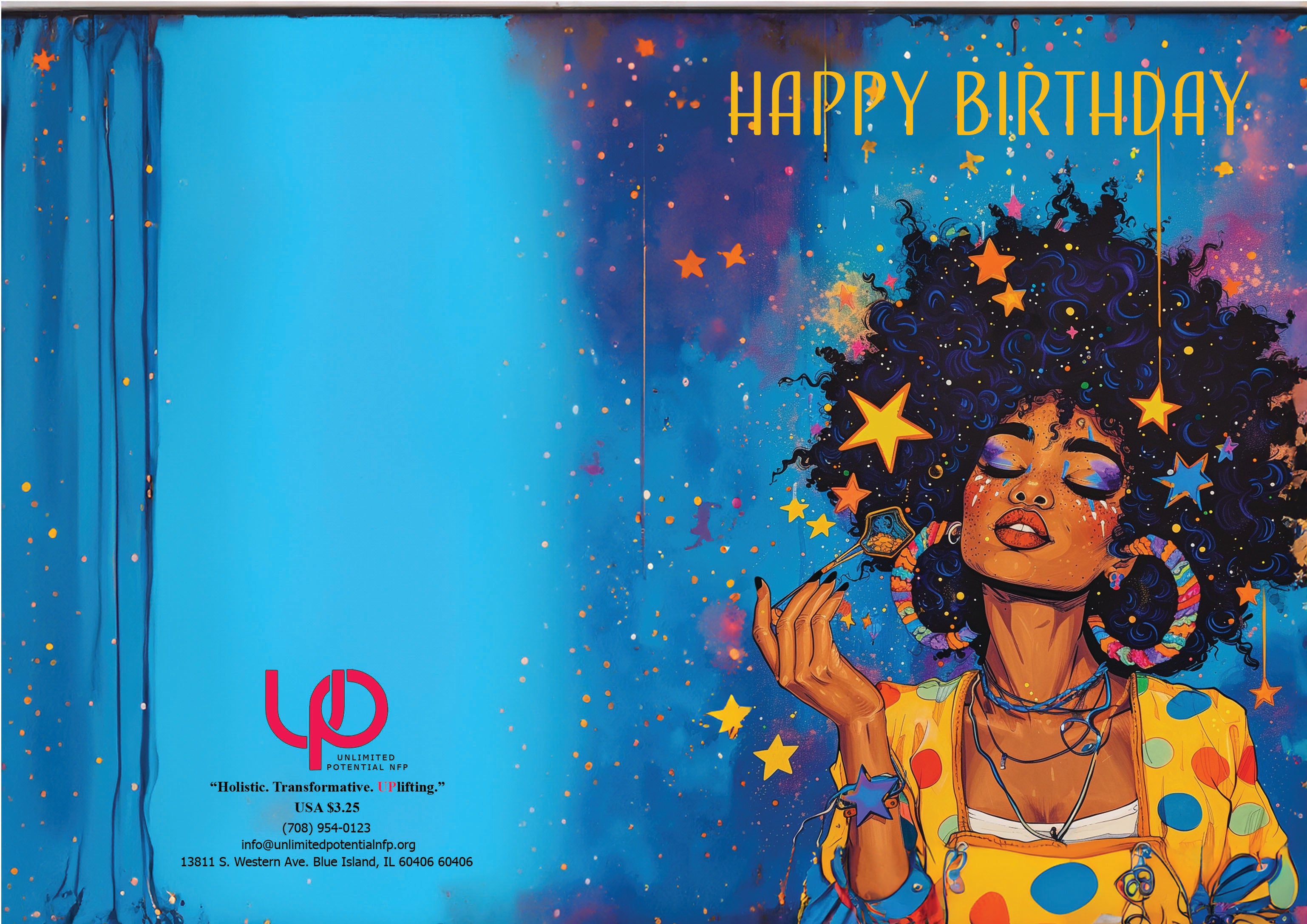 Happy Birthday – Joyful Celebration Greeting Card - The Soulful Artists