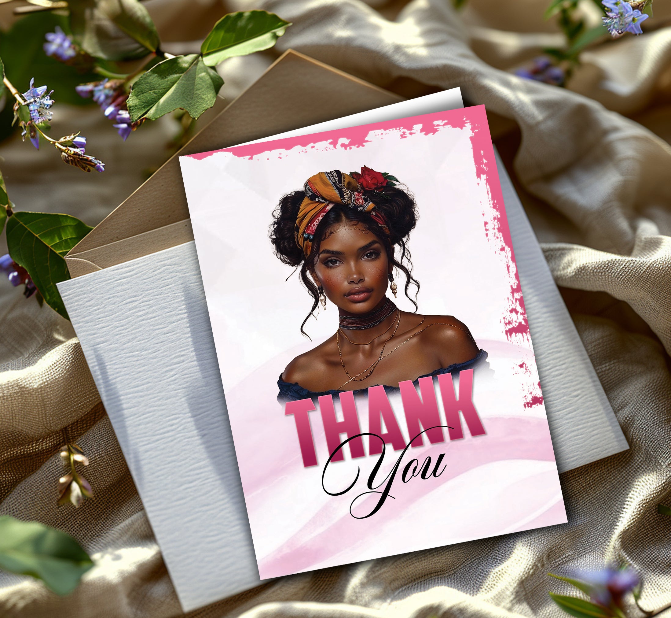 Thank You – Elegant Appreciation Greeting Card - The Soulful Artists