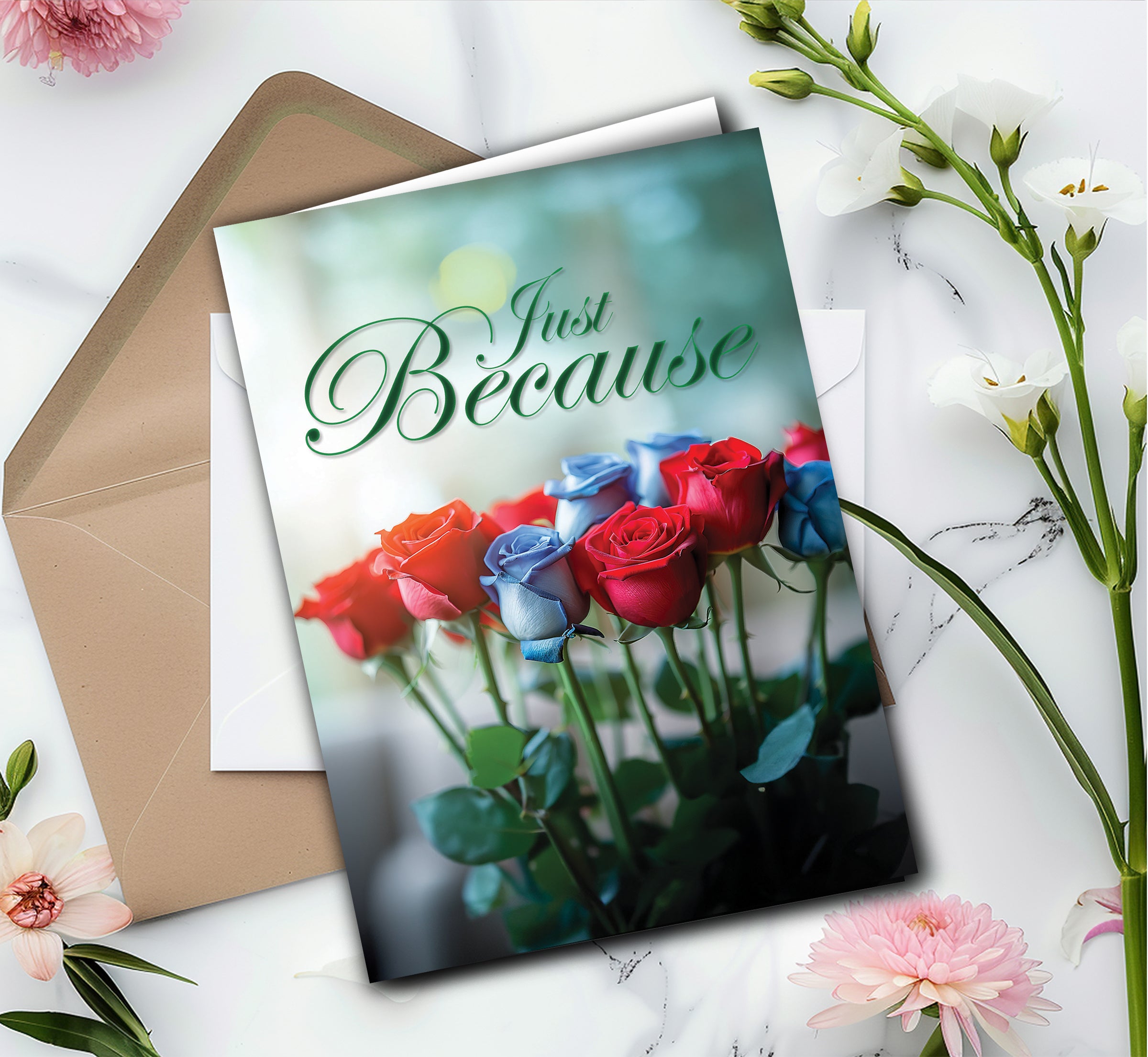 Just Because – Thoughtful Anytime Greeting Card - The Soulful Artists