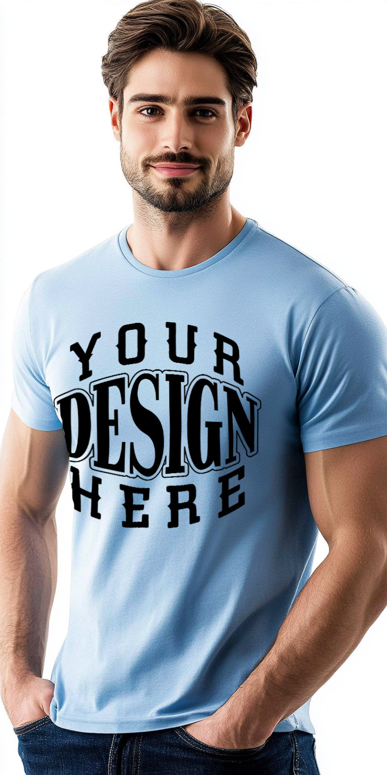 Modern Minimalist T-Shirt Art Print with Customizable Design Template