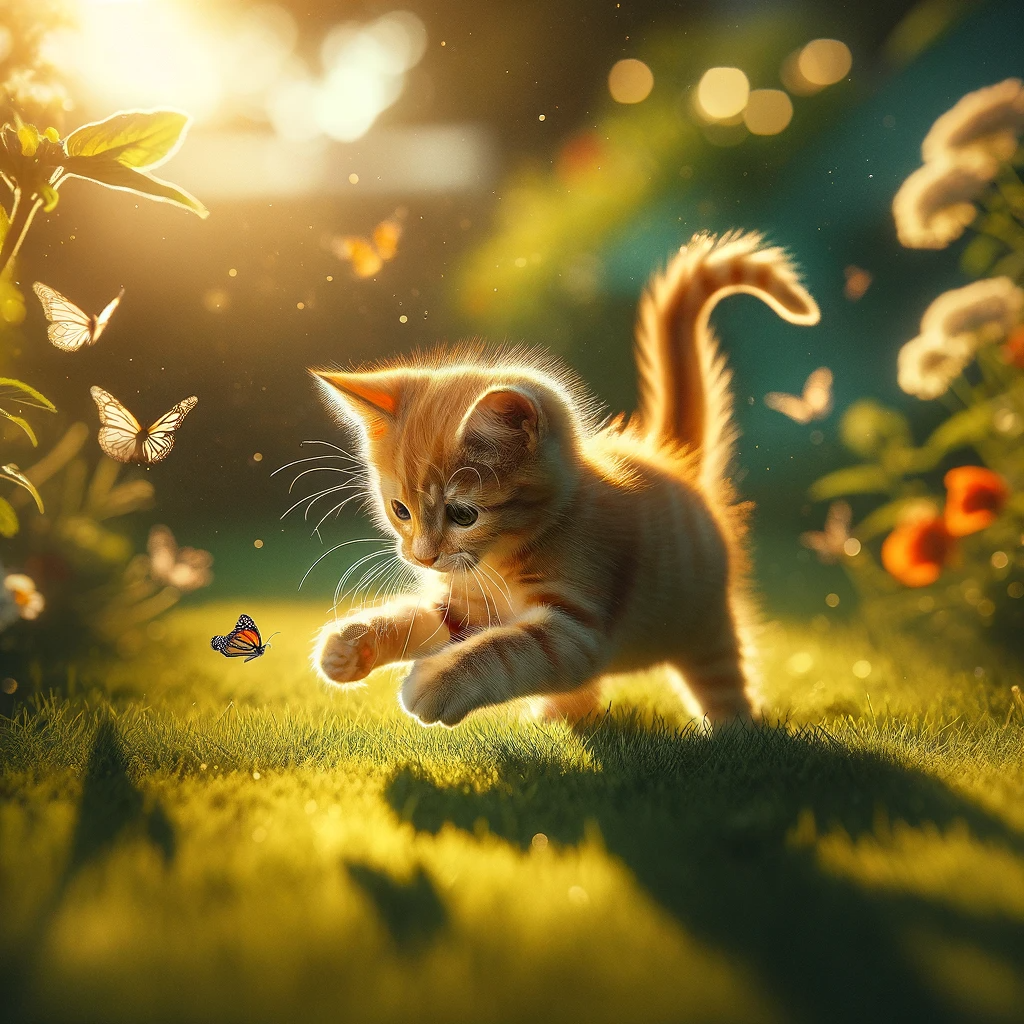 Whimsical Kitten Moments: 5-Piece Premium Digital Art Bundle