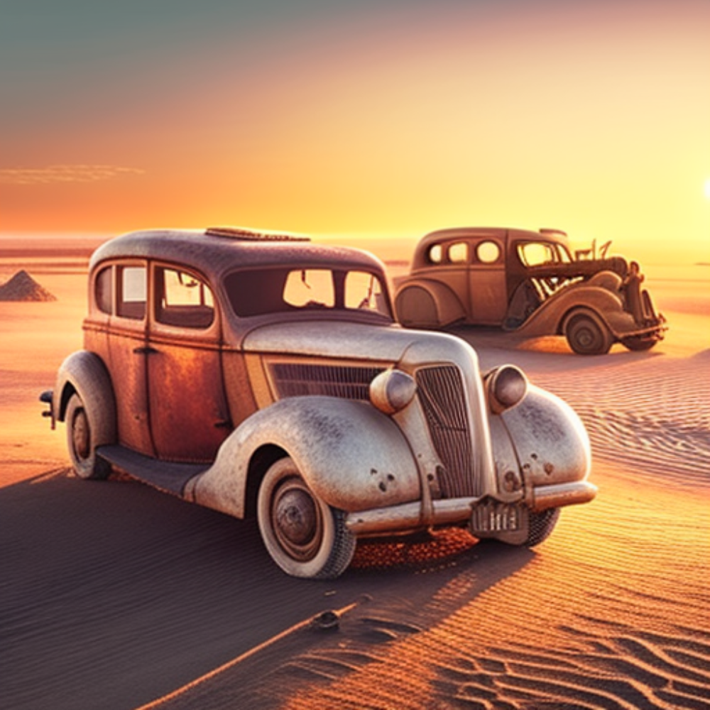 Digital Download Art: Vintage Vehicle Illustration - The Soulful Artists
