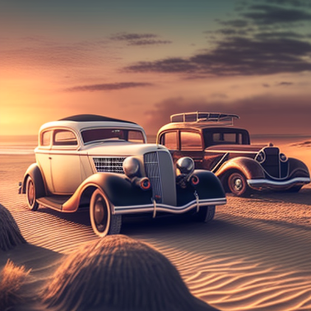 Digital Download Art: Vintage Vehicle Illustration - The Soulful Artists