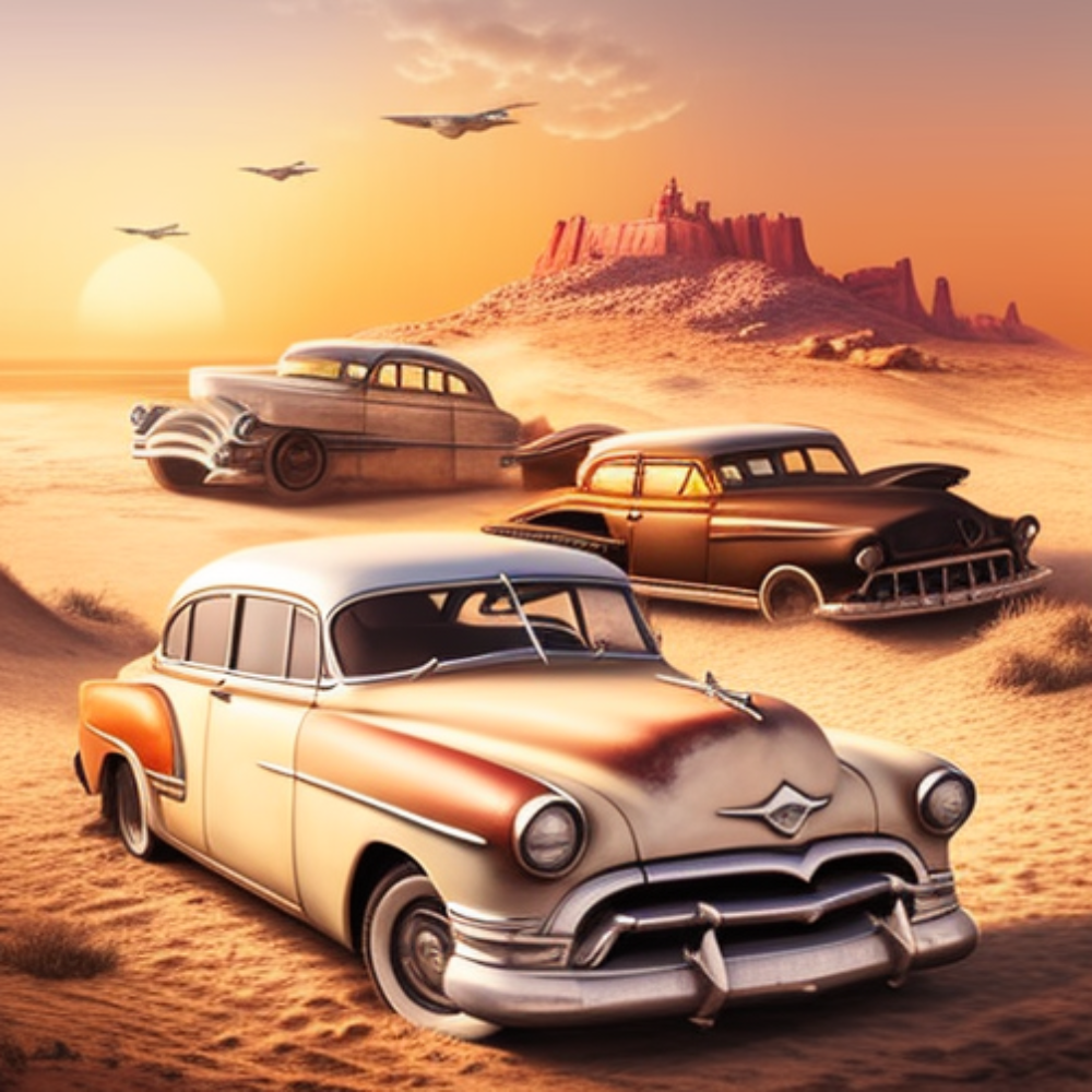 Digital Download Art: Vintage Vehicle Illustration - The Soulful Artists