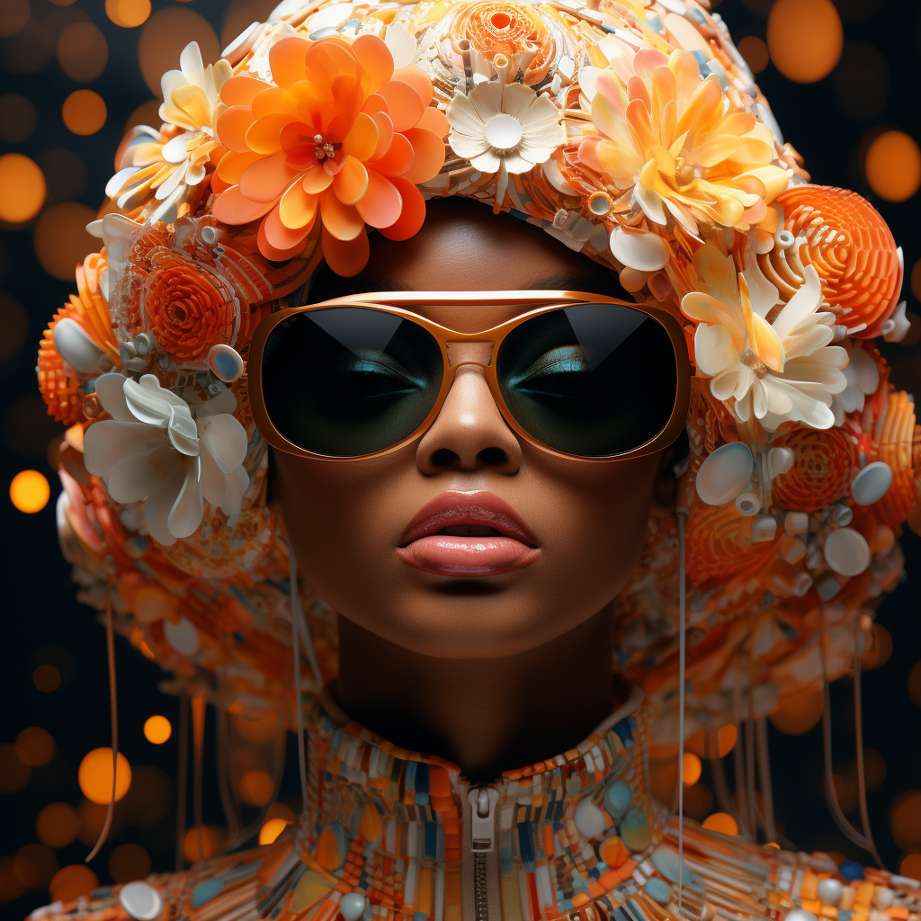 Tropical Bloom: The Radiant Diva