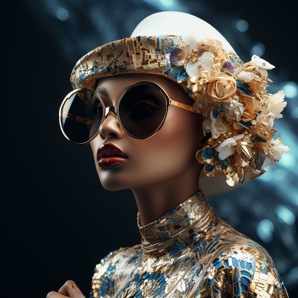 Golden Splendor: The Haute Couture Icon