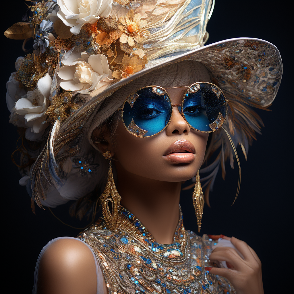 Opulent Blossom: The Floral Empress
