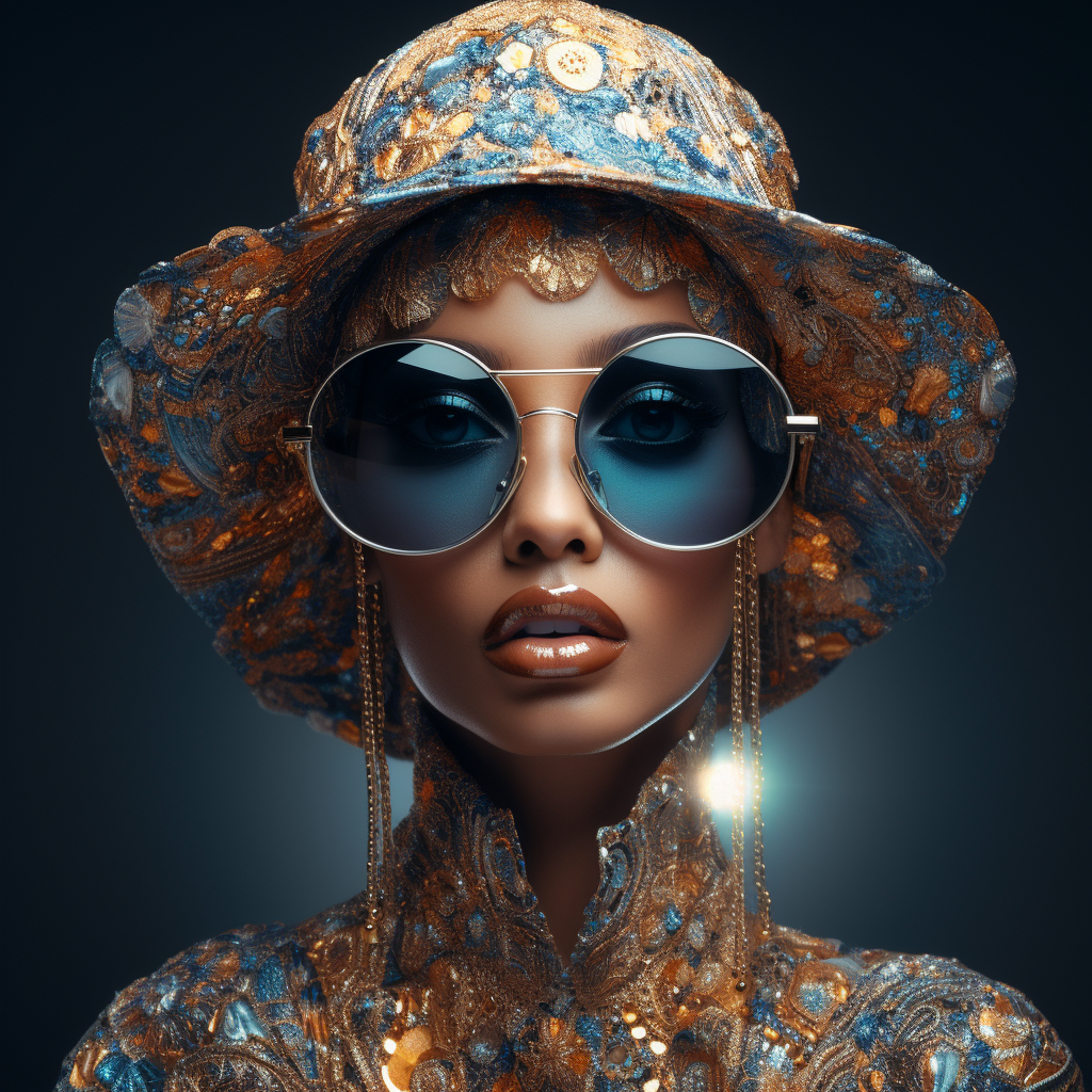 Regal Radiance: The Metallic Elegance