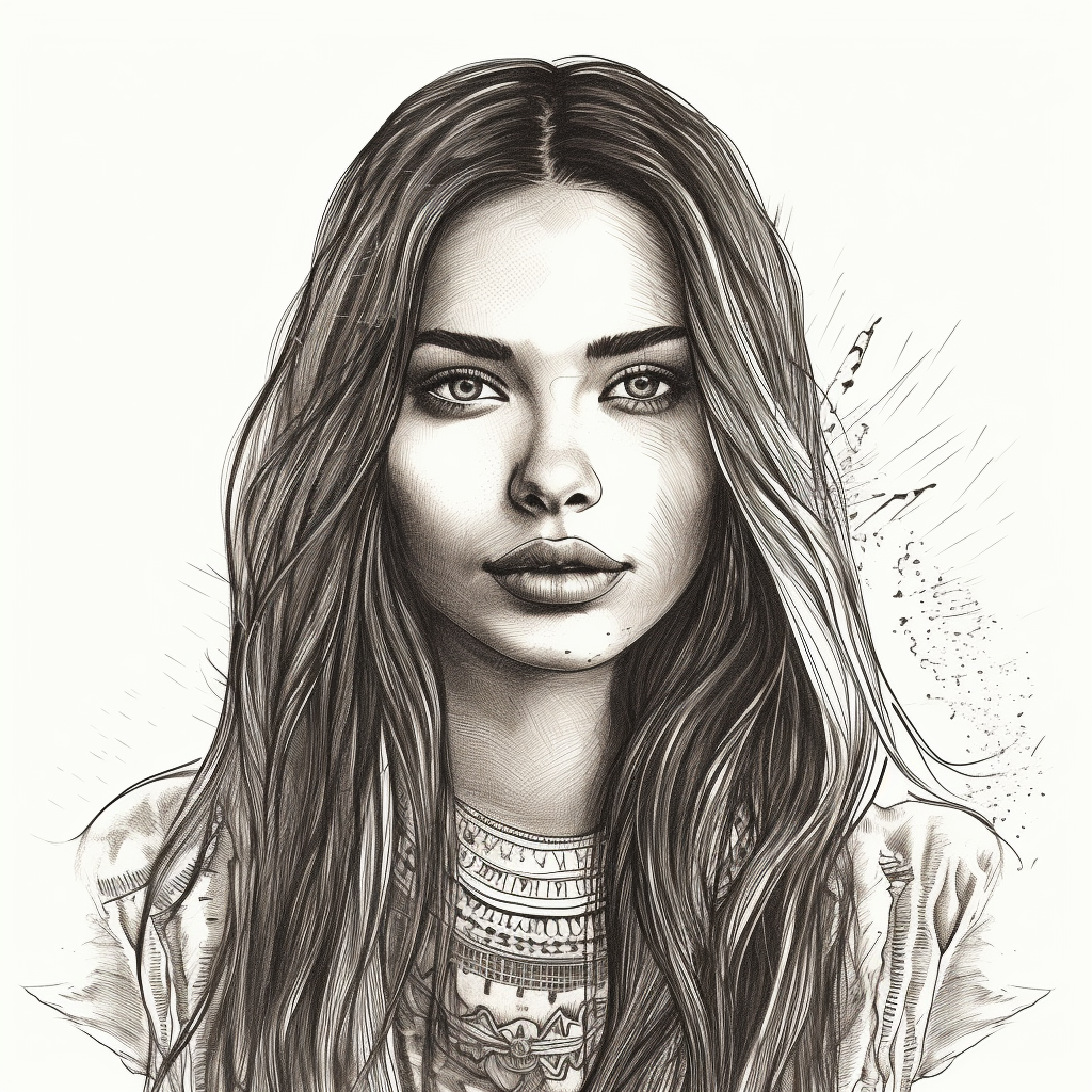 Black & White Line Art