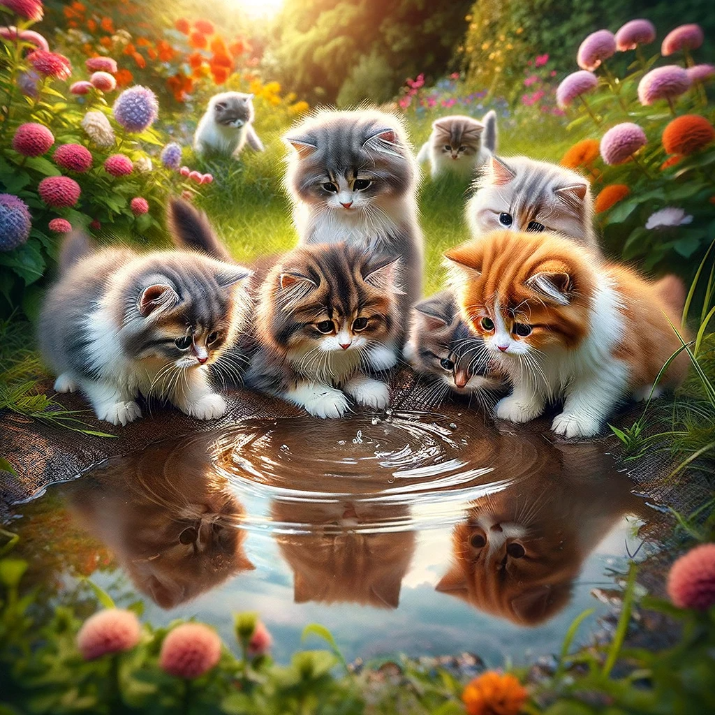 Kitten Bliss: A 10-Piece Digital Art Bundle