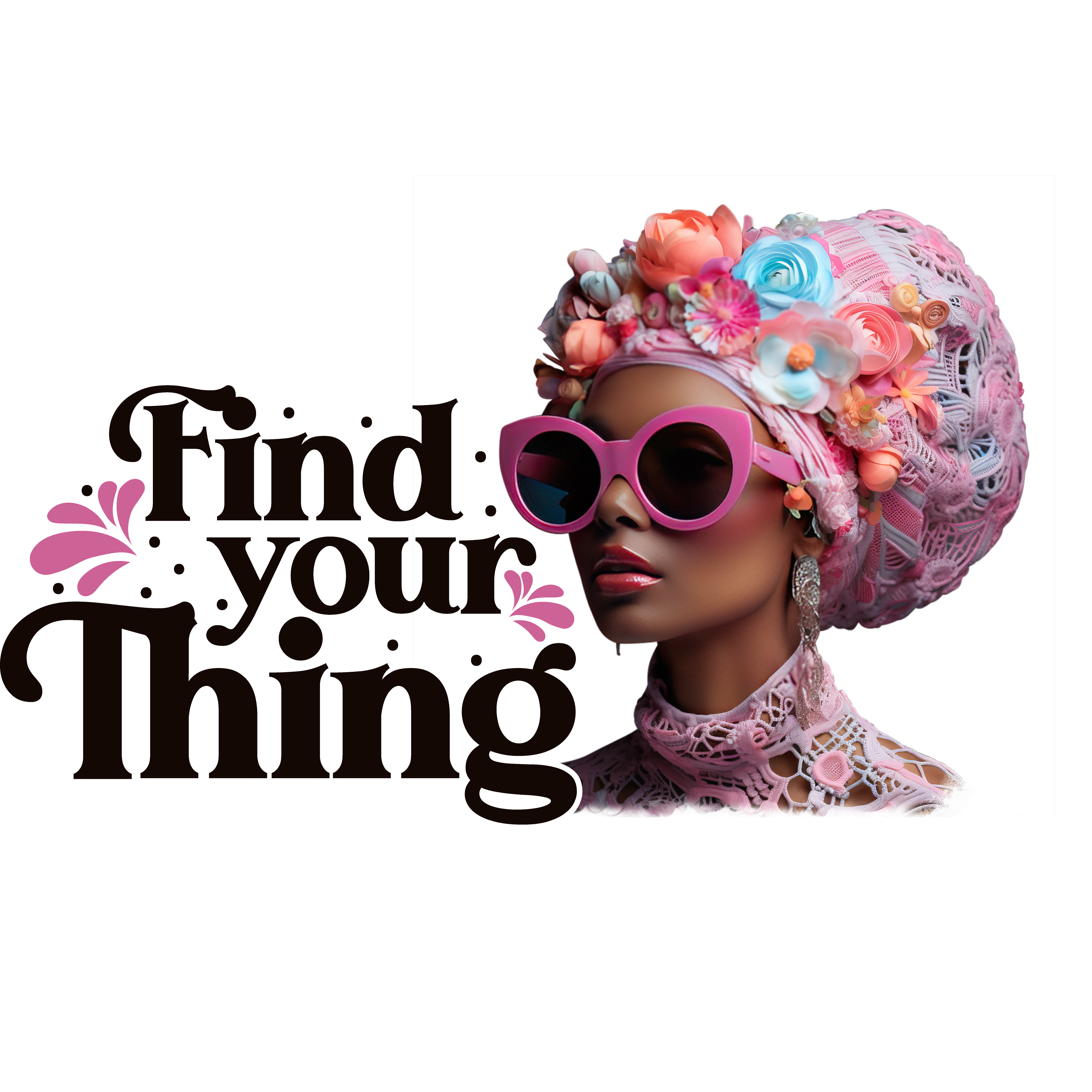 Find Your Thing – Fashion-Forward Afro Art for Custom Apparel