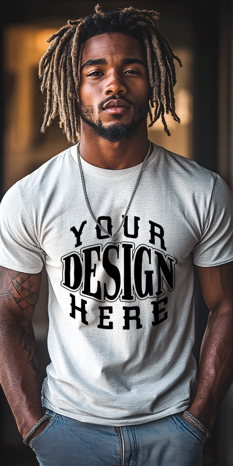 Customizable T-Shirt Mockup - Modern Urban Style