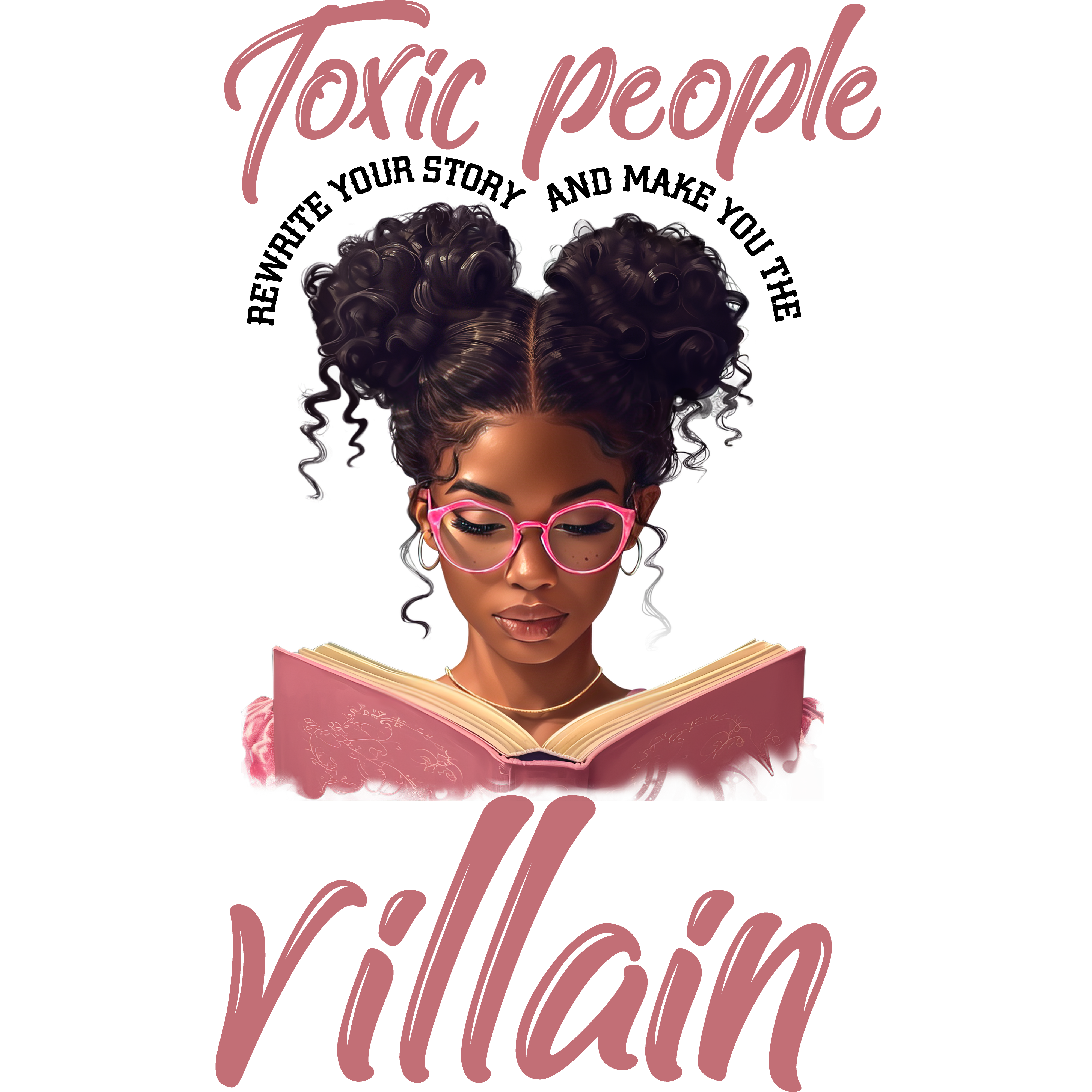 Toxic People – Unapologetic Bookworm Art for Custom Apparel