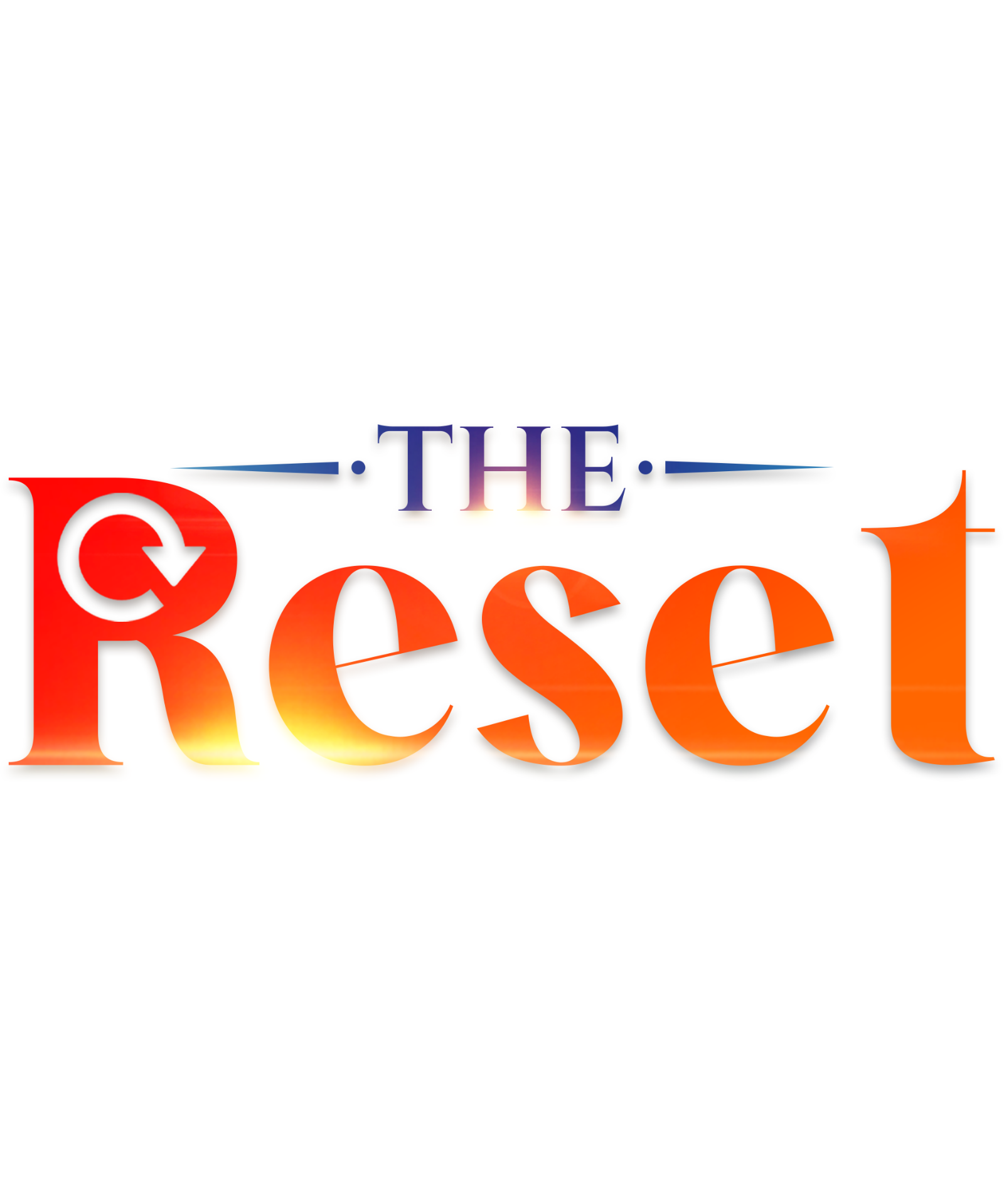 The Reset" Motivational T-Shirt Design Digital Download