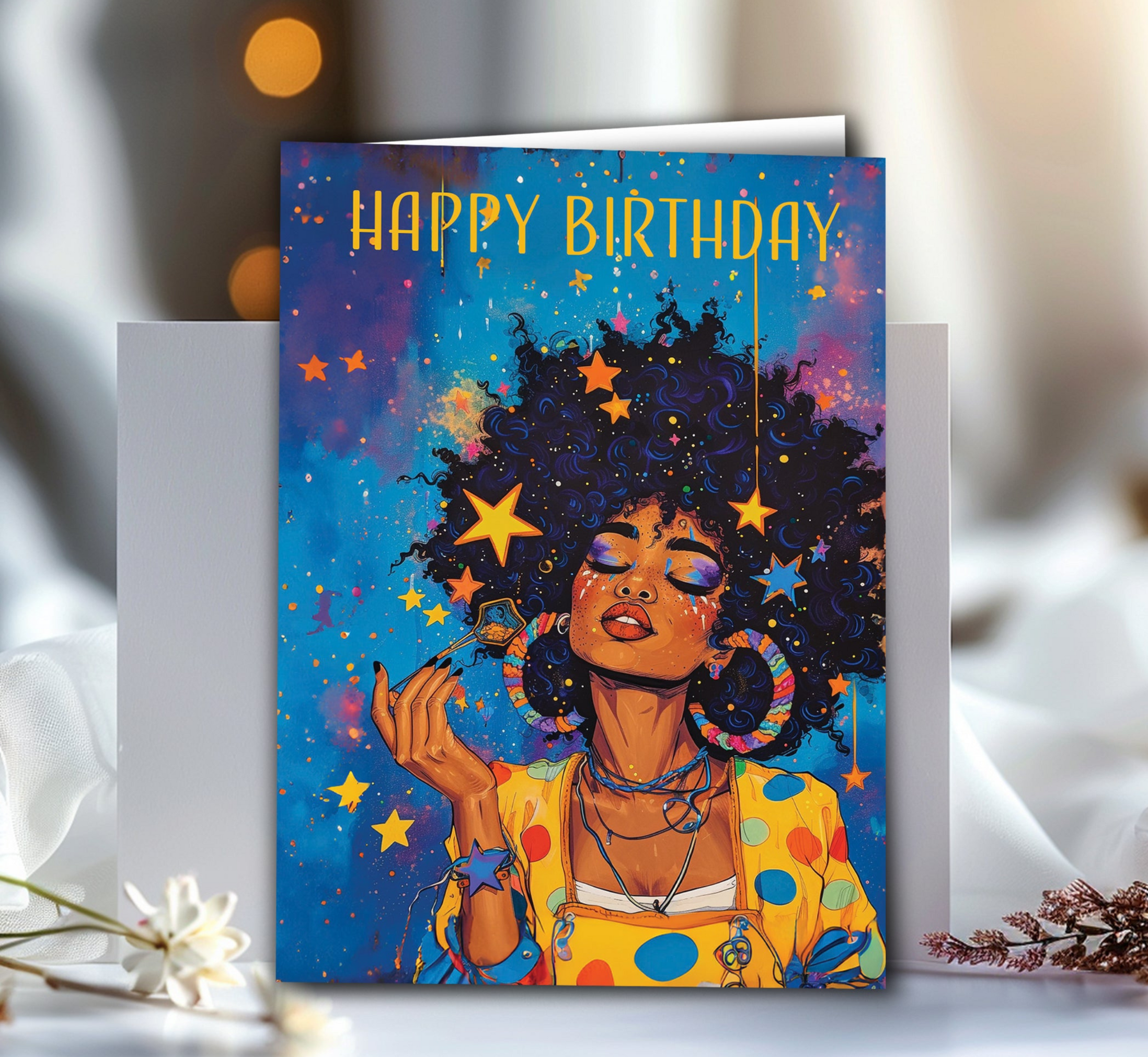 Happy Birthday – Joyful Celebration Greeting Card