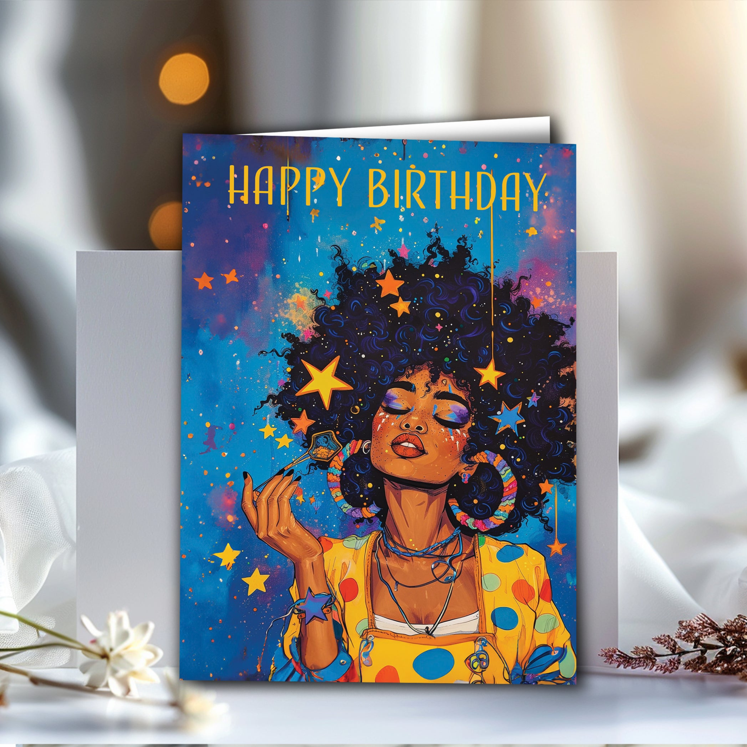 Happy Birthday – Joyful Celebration Greeting Card