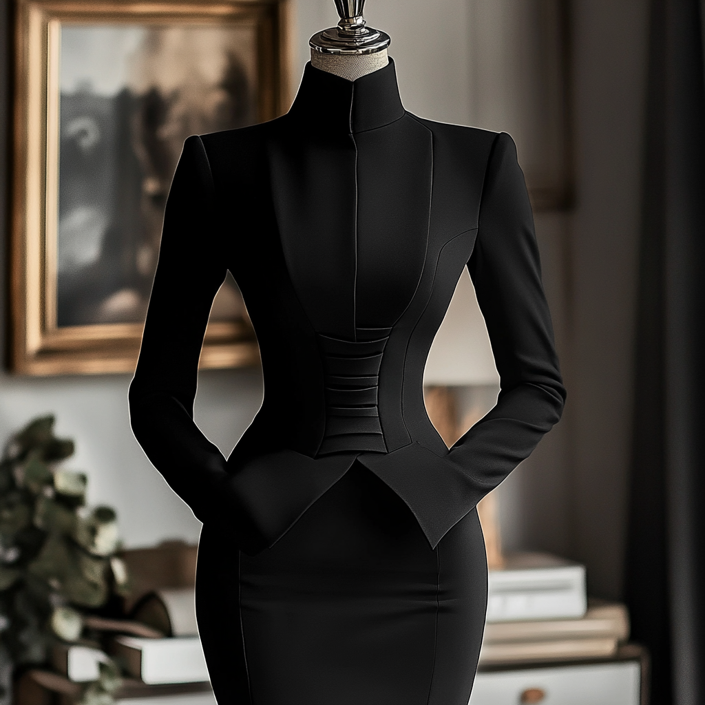 Timeless Elegance – Black Luxury Couture