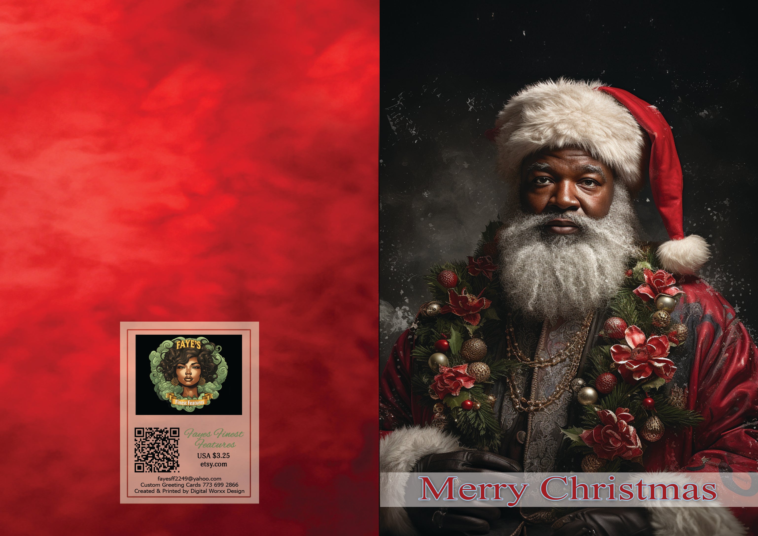 The Regal Santa: A Festive Portrait