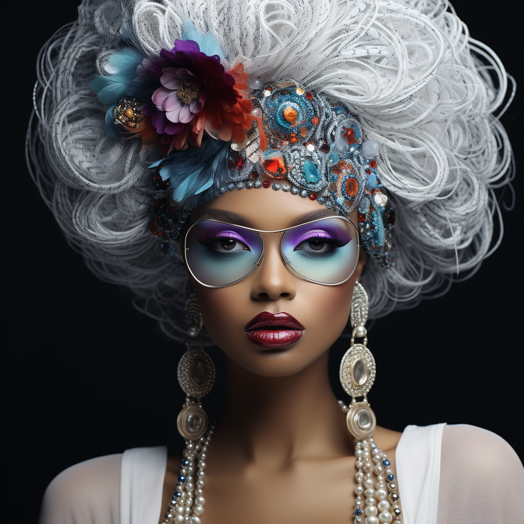 Celestial Glamour: The Ethereal Muse