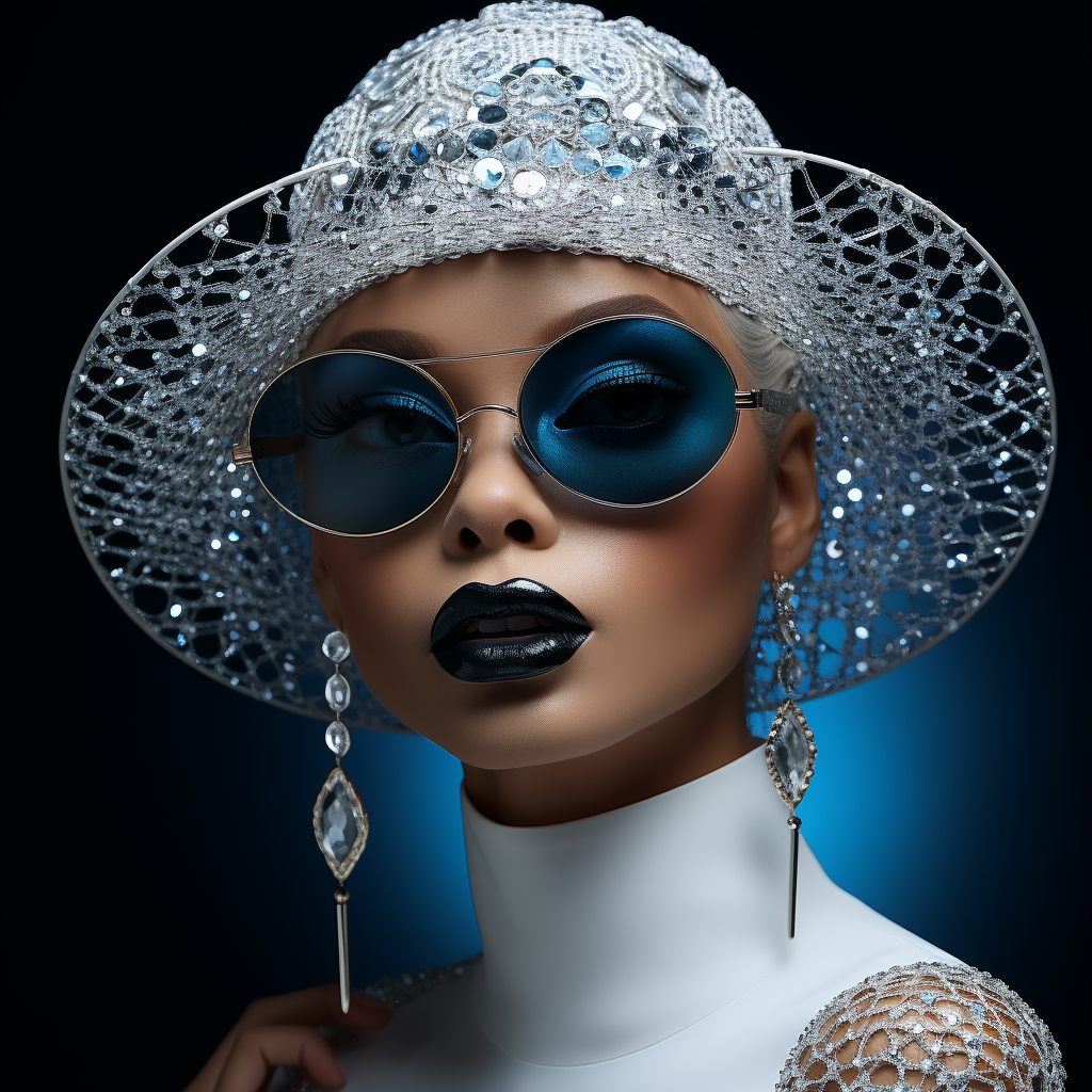 Cosmic Elegance: The Silver Siren