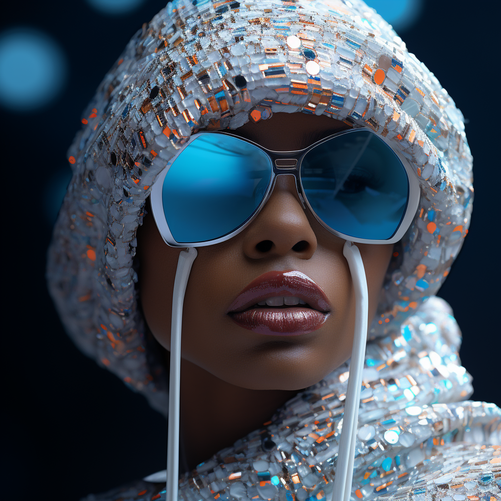 Arctic Glow: The Futuristic Icon