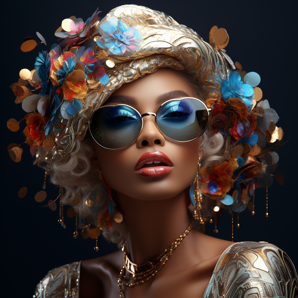 Opulent Bloom: The Avant-Garde Diva