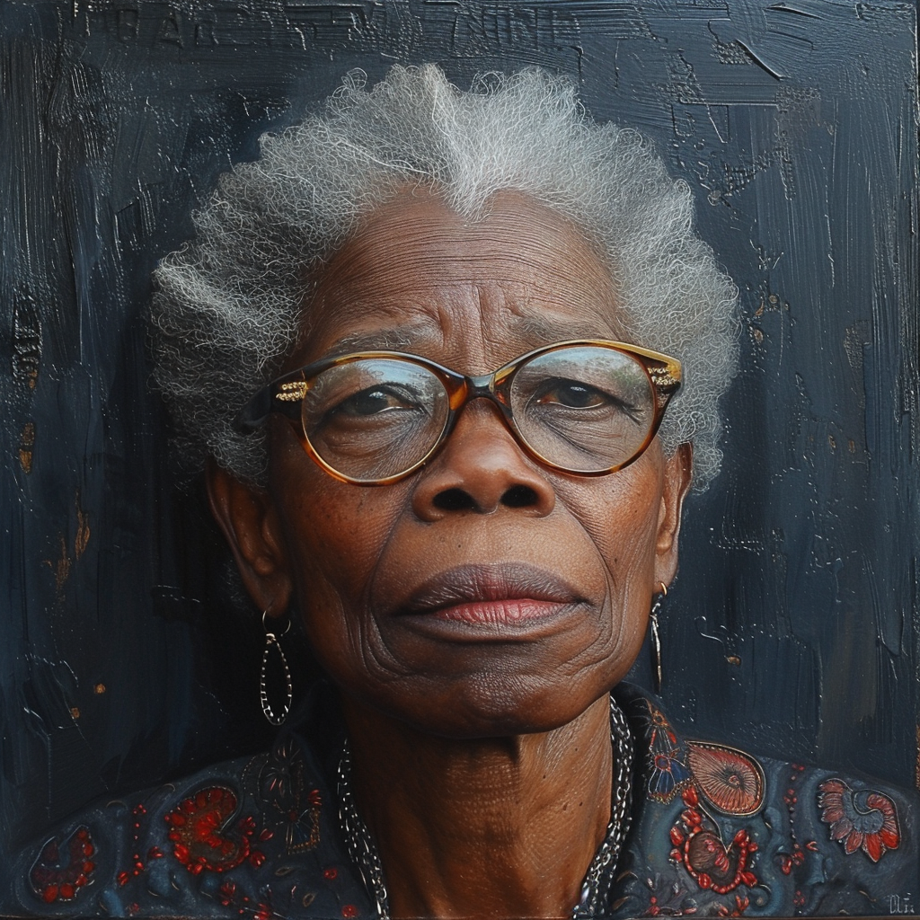 Maya Angelou stylize