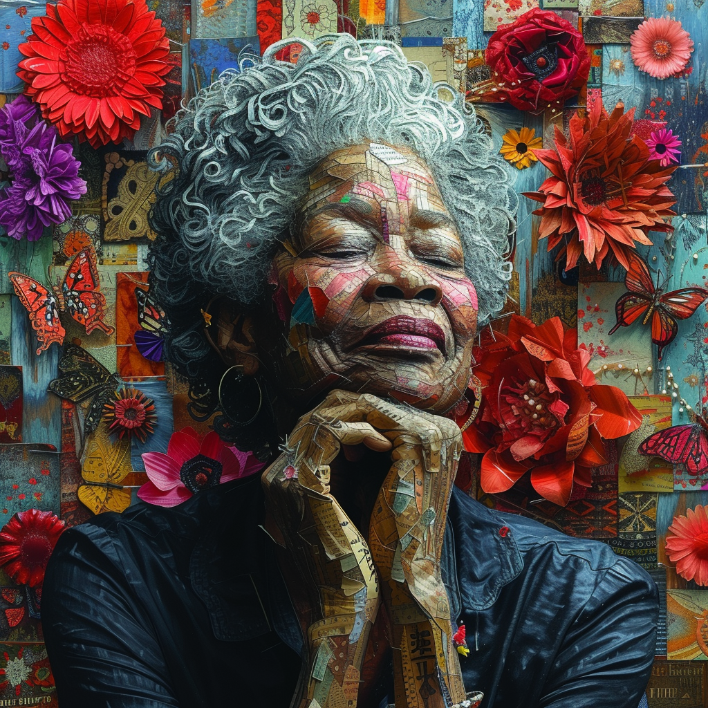 Maya Angelou stylize