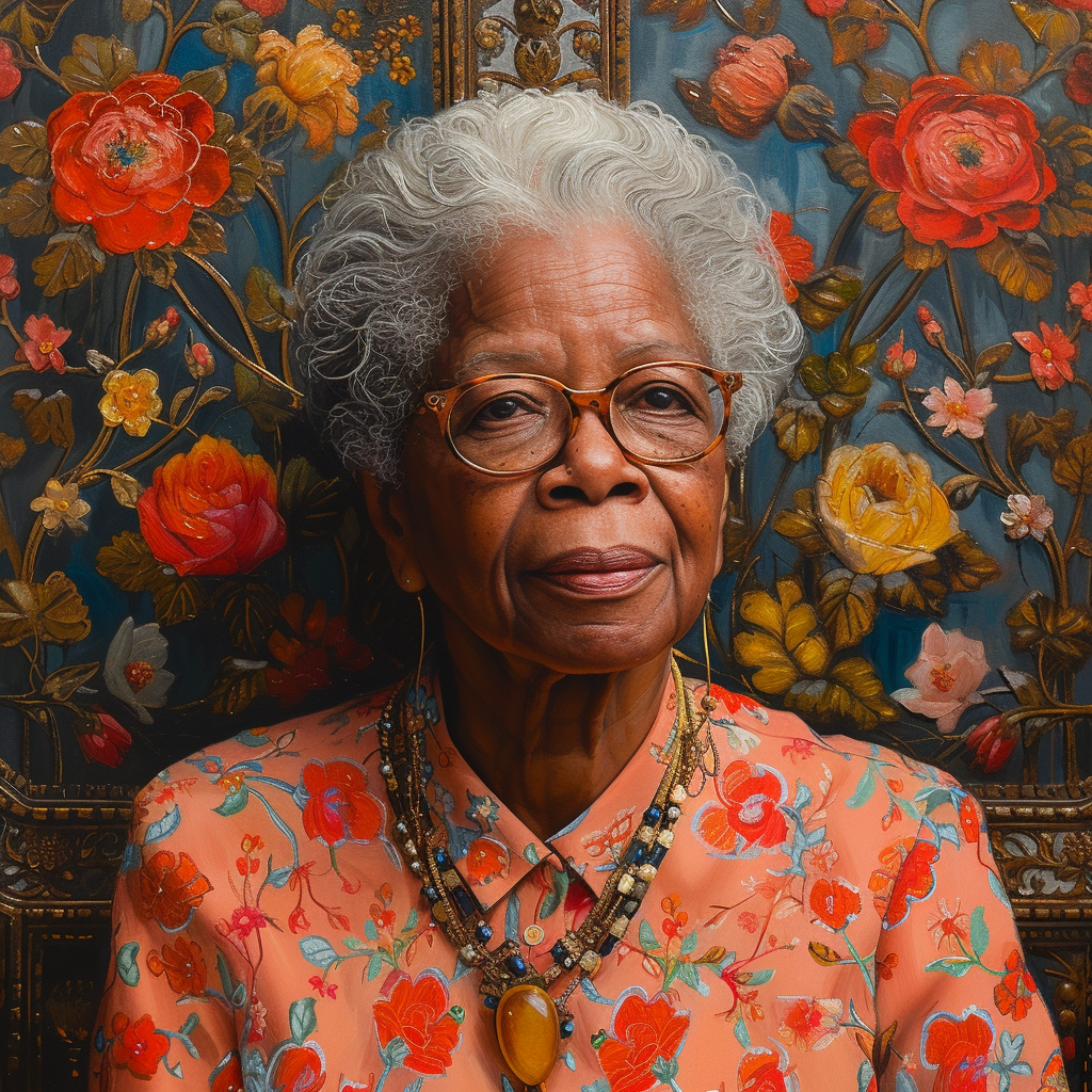 Maya Angelou stylize