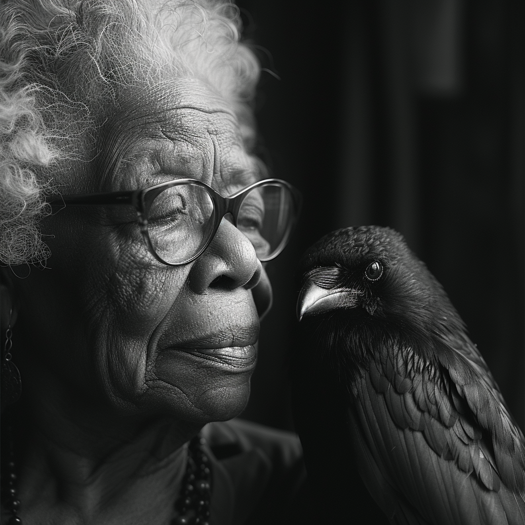 Maya Angelou stylize