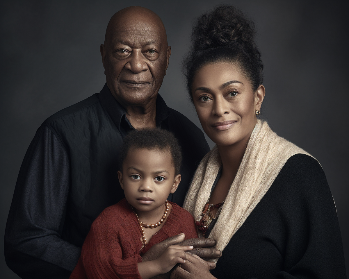 Output nolan film style ultra photo realistic family art
