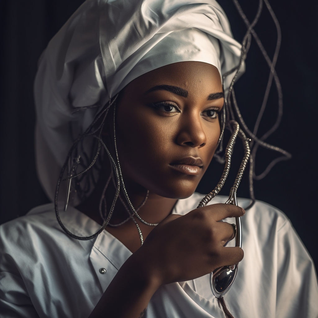 Poised Precision: Portrait of a Surgeon in Focus