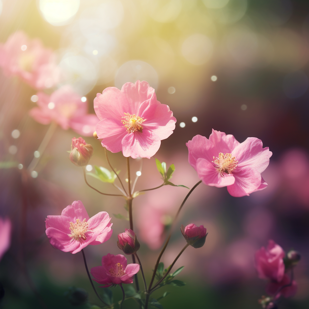 beautiful pink flower