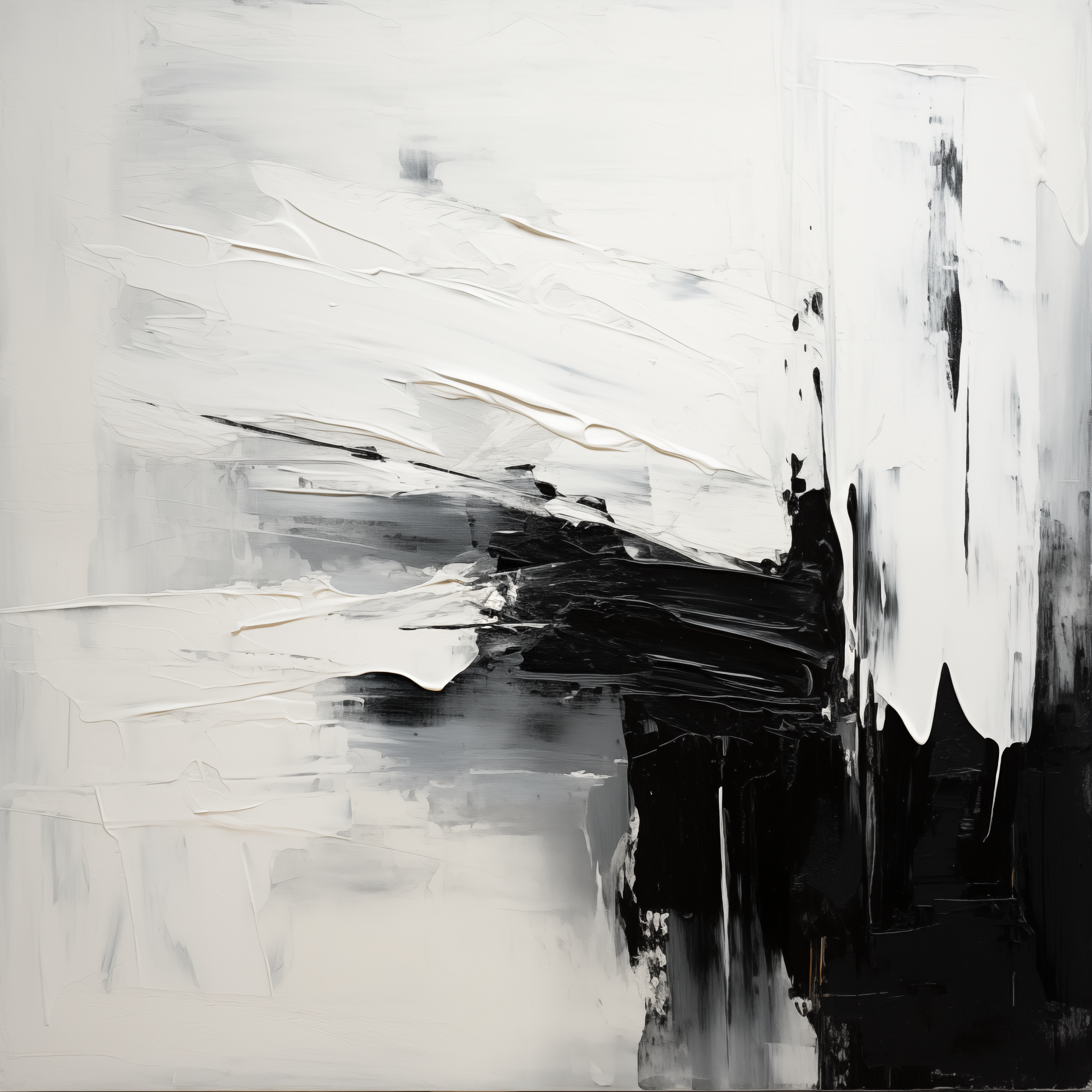 Monochrome Burst - Bold Abstractions in Black & White