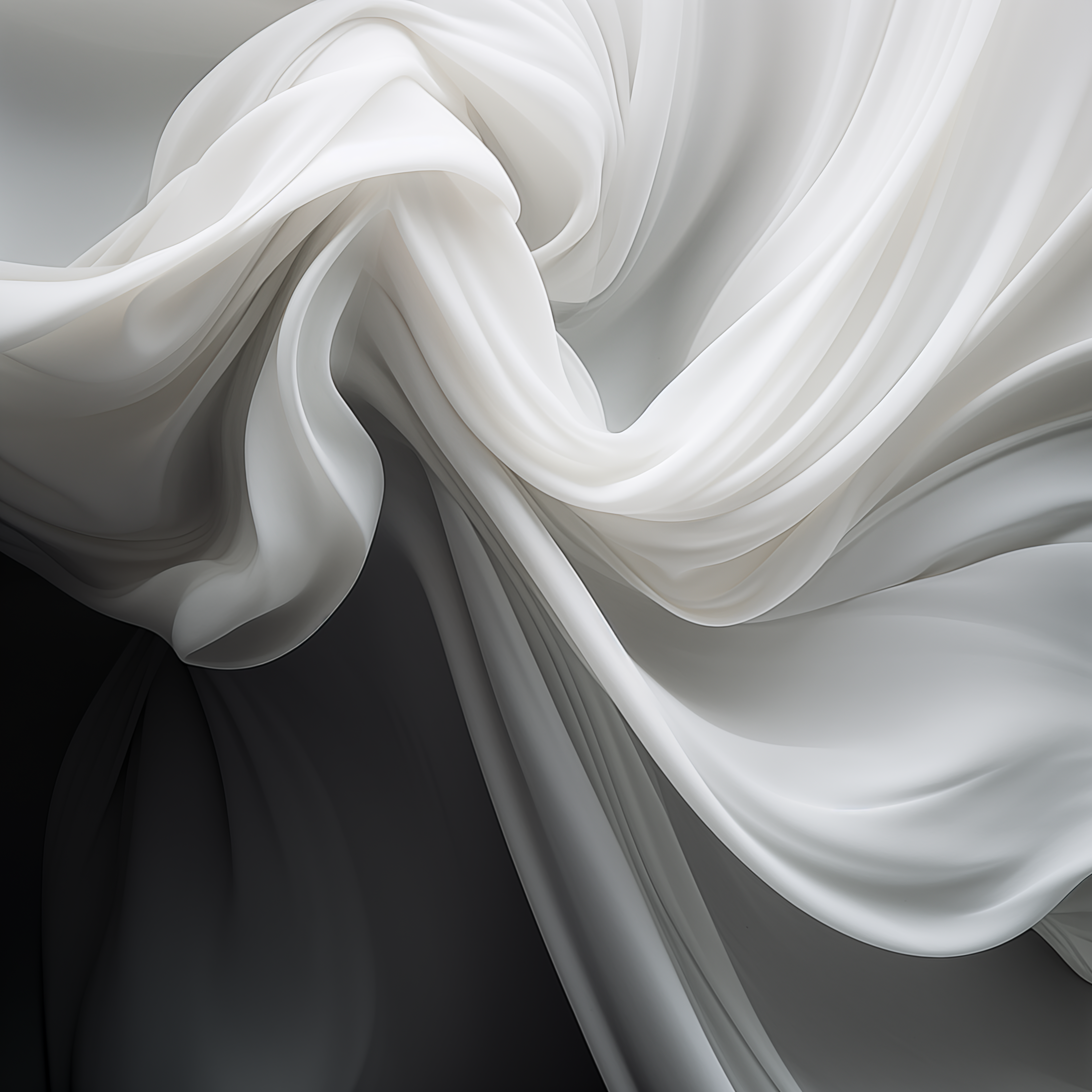 Elegance in Motion - Drapes of Light and Shadow