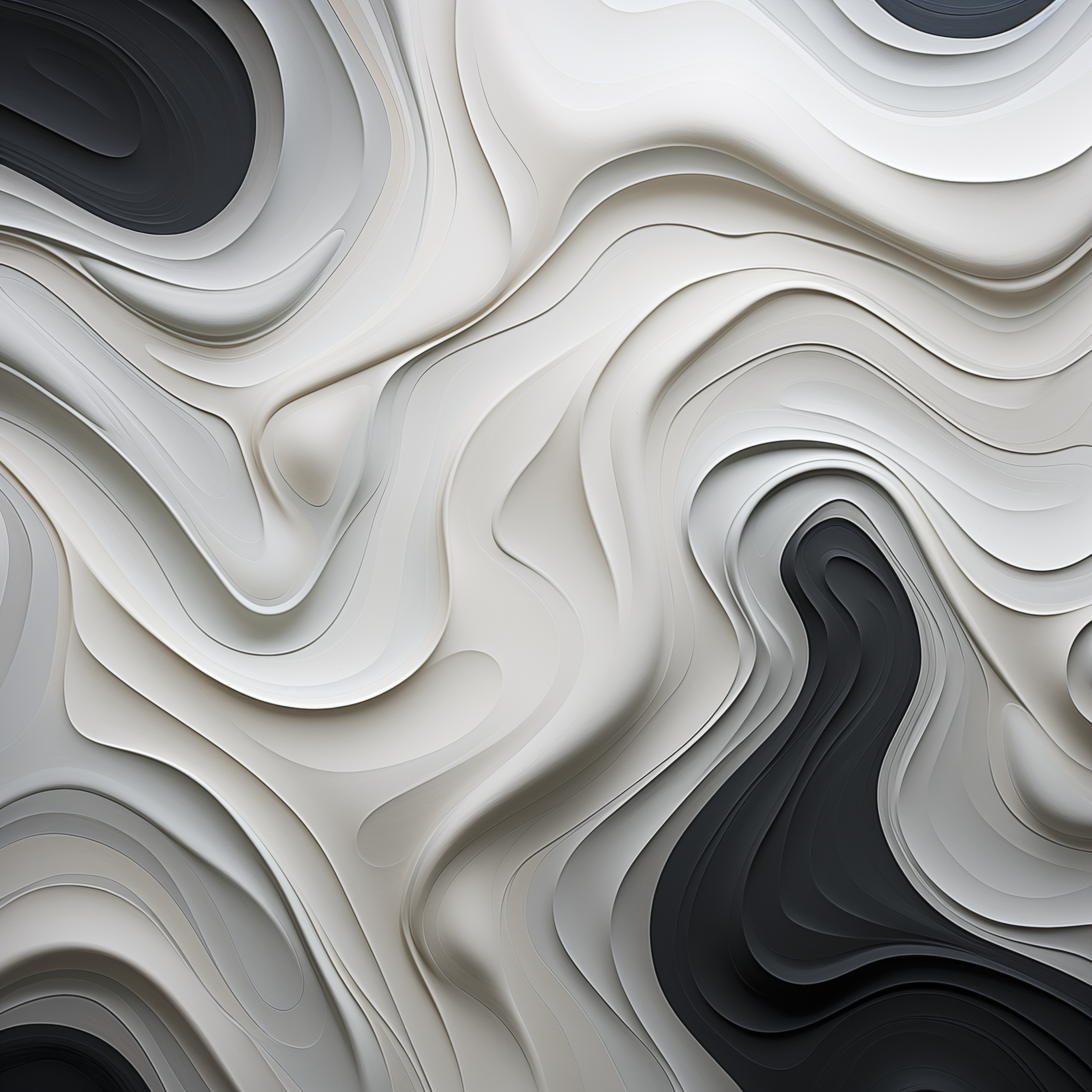 Contours of Silence - Minimalist Topography