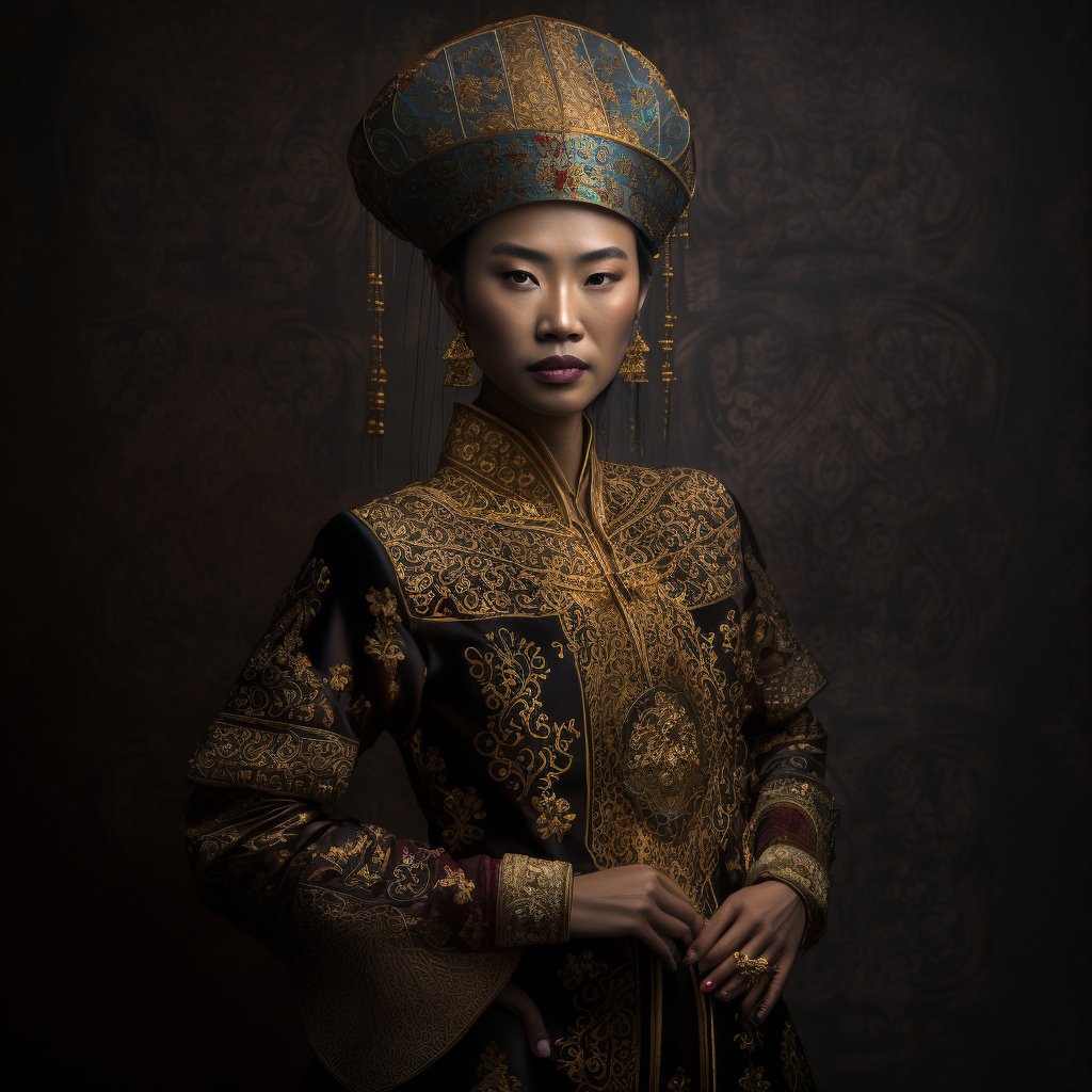 25 years old asian  girl full body cinematic image