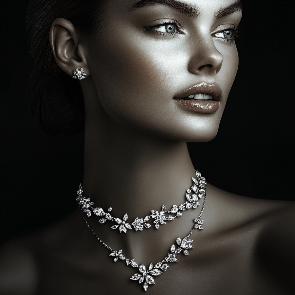 Radiance of Elegance – A Luxurious Jewel Portrait