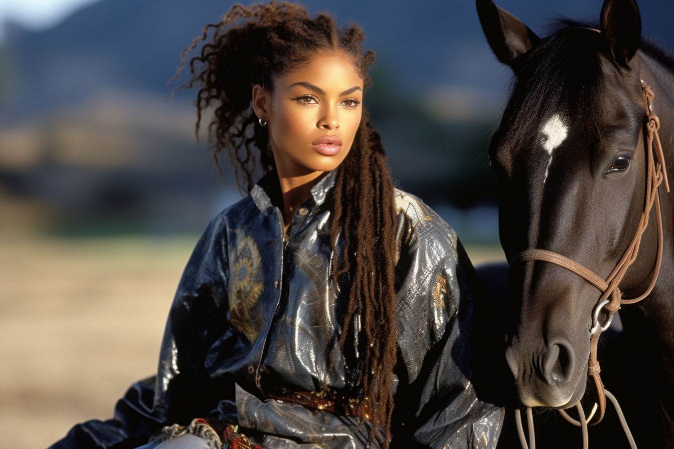 janet jackson lady beautiful african american equestrian