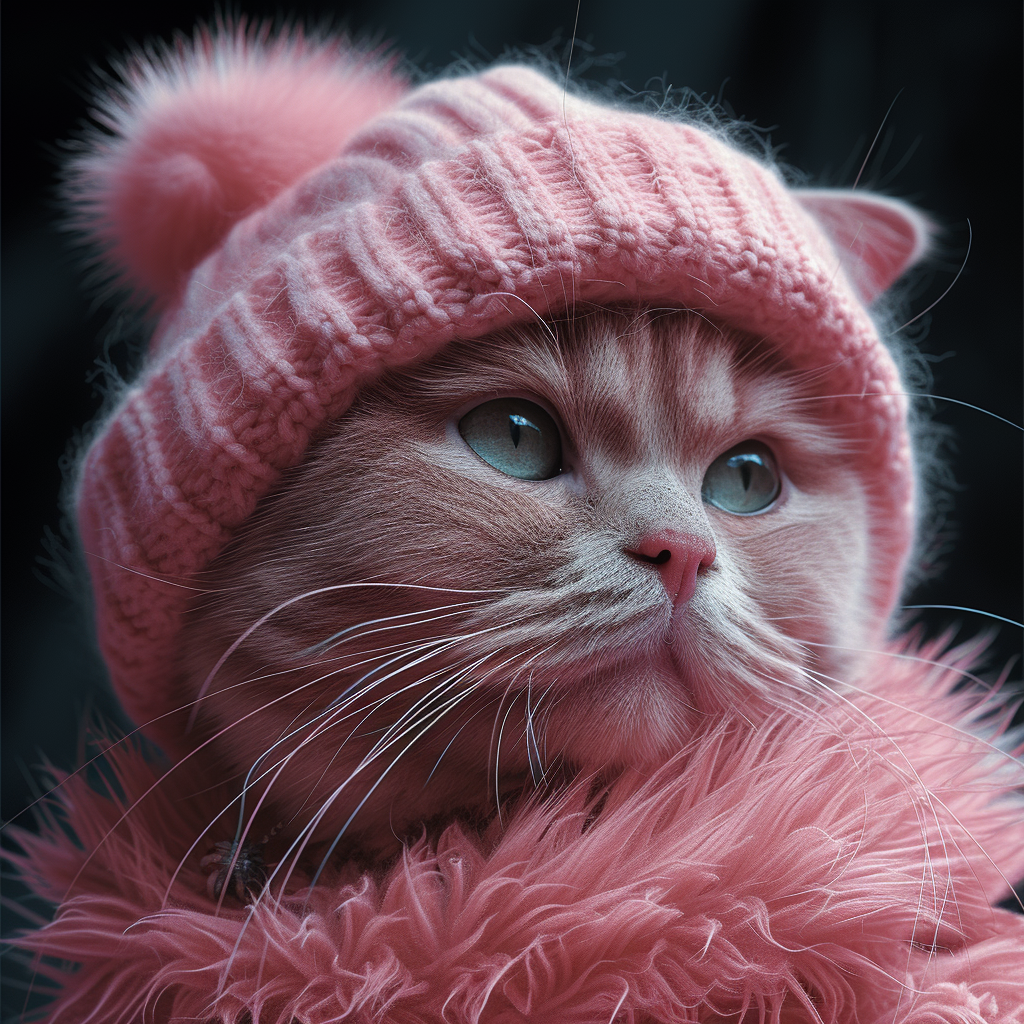 Pretty in Pink: The Cozy Cat - The Soulful Artists