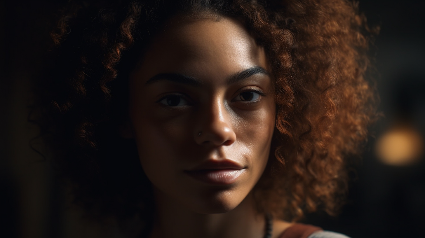 Realitic 8k photo of a beautiful mulatto woman