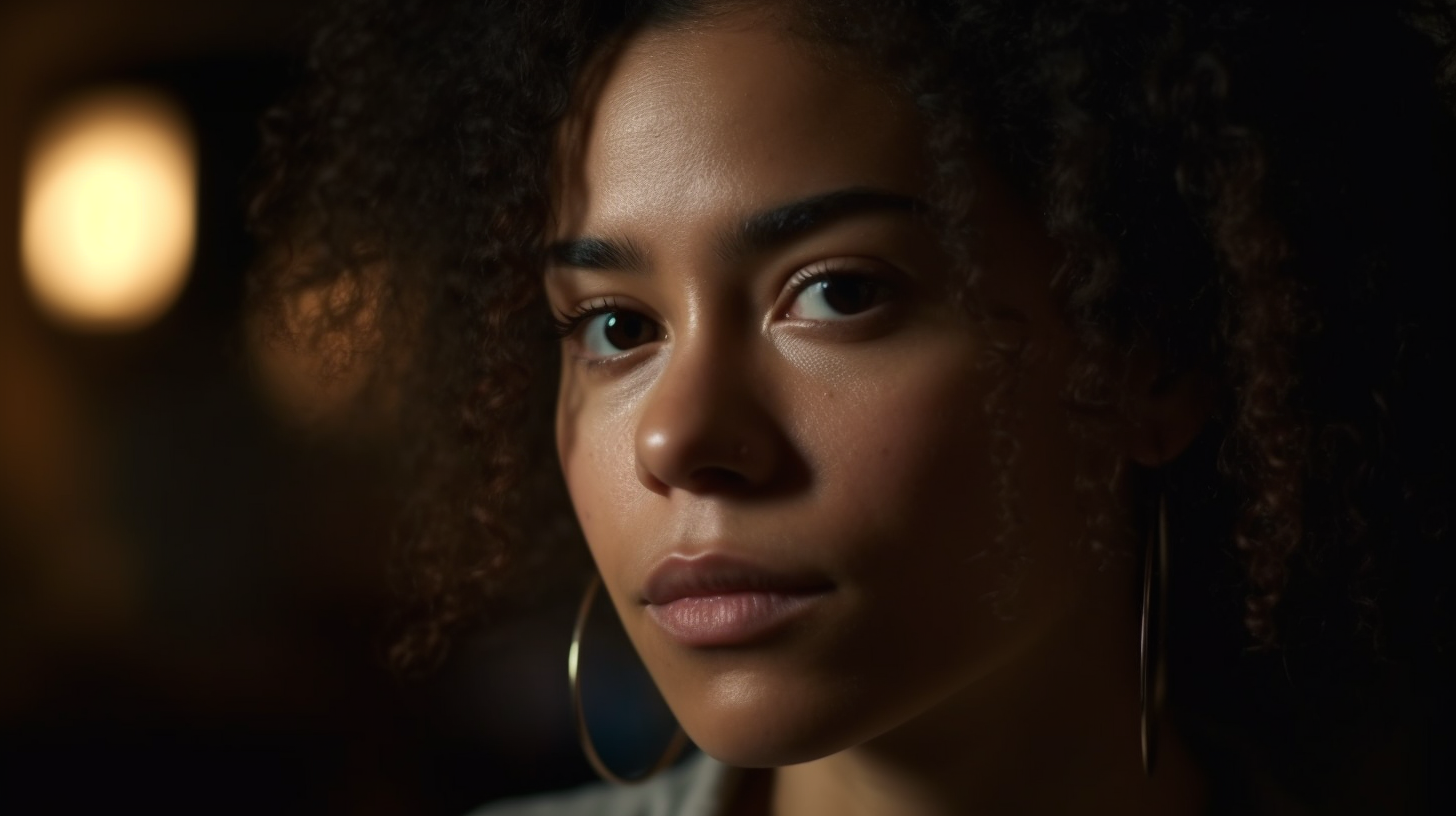 Realitic 8k photo of a beautiful mulatto woman