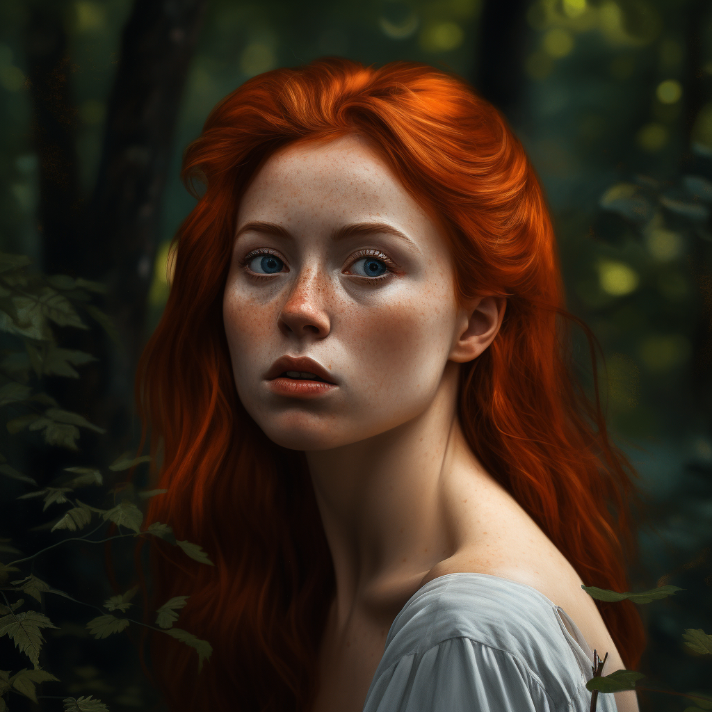 hyperrealistic portrait photo of lady