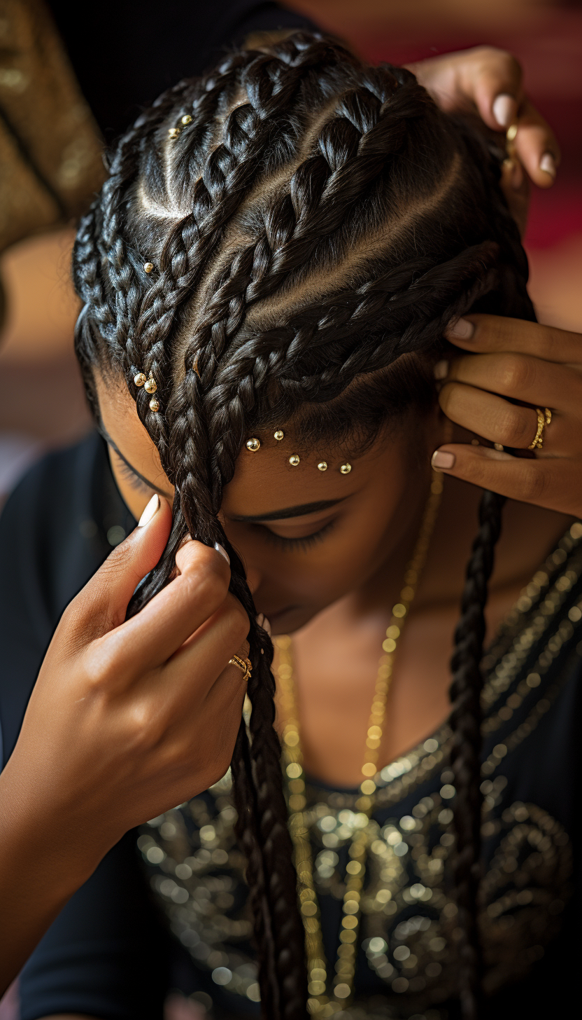 African Black women Hair Deadlock Beads - The Soulful Artists