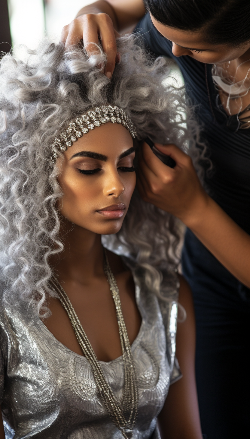 welidmojo Photo close up of a hair dresser - The Soulful Artists