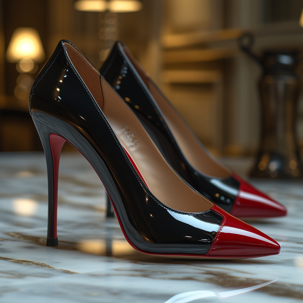lady miranda luxury black red bottoms heels stylize - The Soulful Artists